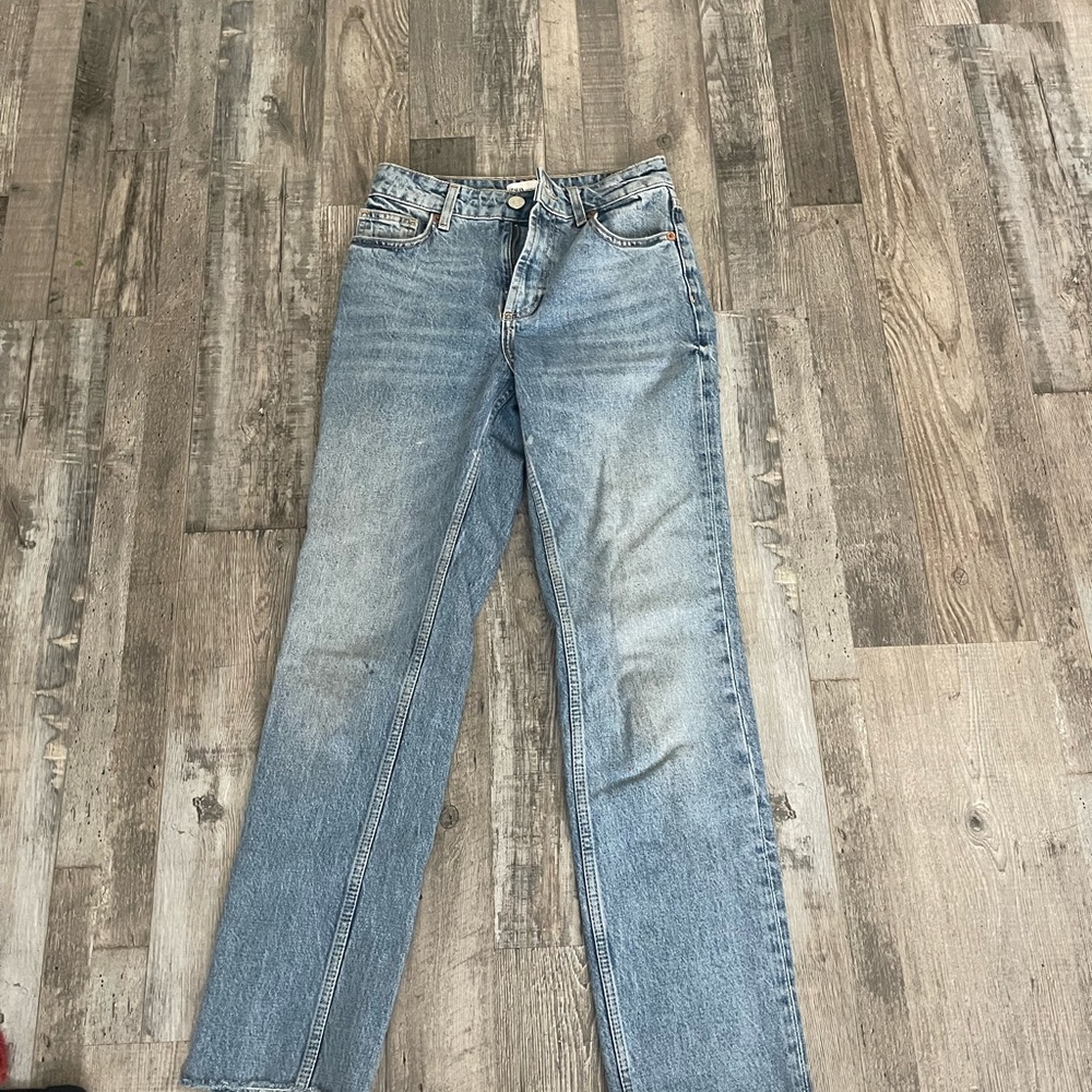 Zara slim straight jeans